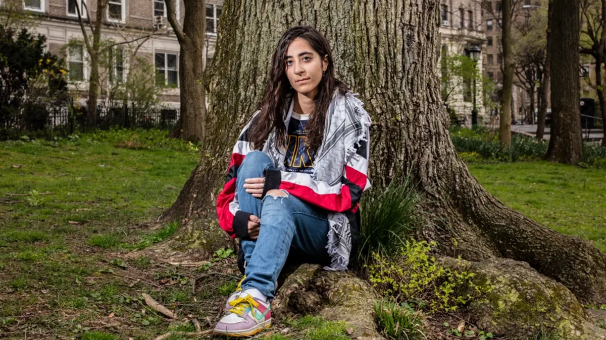 Maryam Alwan and other students were being suspended after their arrests at the “Gaza Solidarity Encampment.” The Washington Post via Getty Images